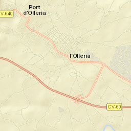 L'Olleria Street Map