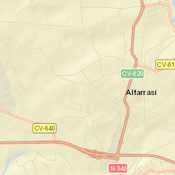 Alfarrasí Street Map