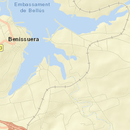 Benisuera Street Map