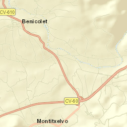 Terrateig Street Map