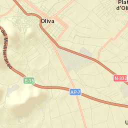 Oliva Street Map