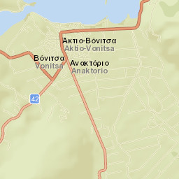 Vónitsa Street Map