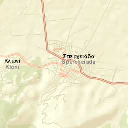 Spercheiáda Street Map