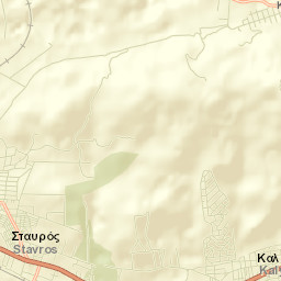 Stavrós Street Map