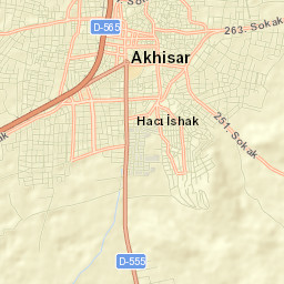 Akhisar Street Map