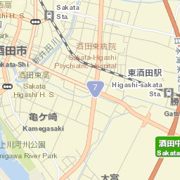 Sakata Street Map