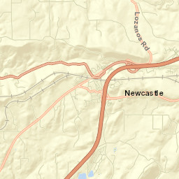 Newcastle Street Map