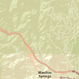 1-81 Canon Avenue, Manitou Springs, CO Street Map