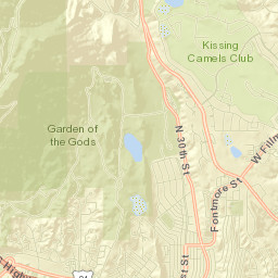 Ridge Road, Colorado Springs, CO 80904, USA Street Map