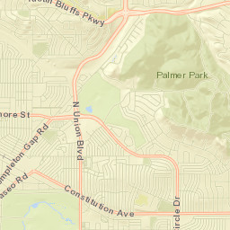 2345-2355 Sawgrass Court, Colorado Springs Street Map