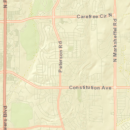 6400-6450 Palmer Park Boulevard, Colorado Springs Street Map