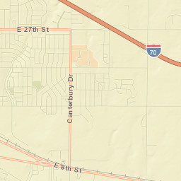 East 26th Street, Hays, KS 67601, USA Street Map