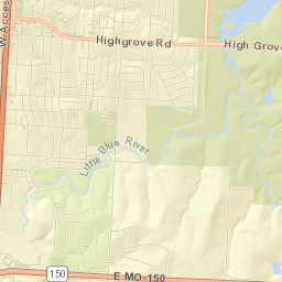 13715-13837 Winchester Avenue Grandview MO Street Map