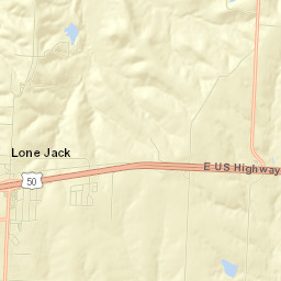 Lone Jack Street Map