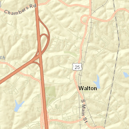 Walton Street Map