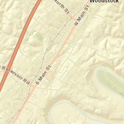 Woodstock Street Map