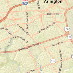 Arlington County Street Map