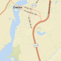 Denton Street Map