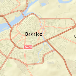 Badajoz Street Map