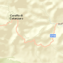 Caraffa di Catanzaro Street Map