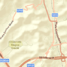 Catanzaro Street Map