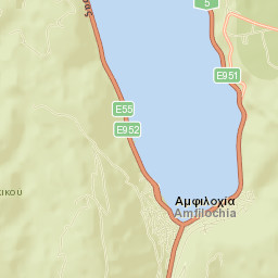 Amfilochía Street Map