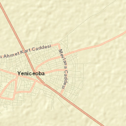 Yeniceoba Street Map