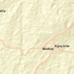 Ağaçören Street Map