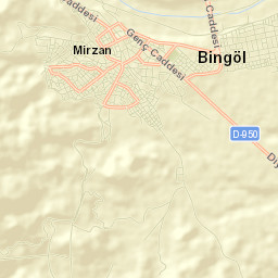 Bingöl Street Map