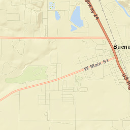 Buena Vista Street Map