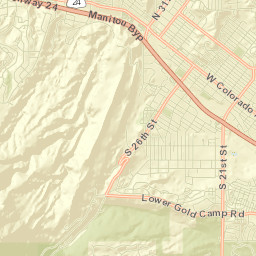 2123 Naegele Rd Colorado Springs Street Map
