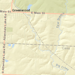 Greenwood Street Map