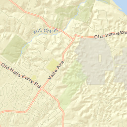 Old Jamestown Street Map