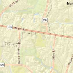 Fairfax County Street Map