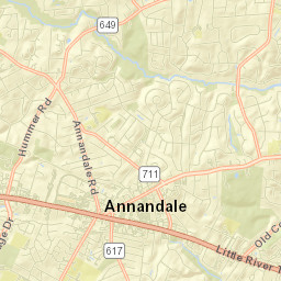 Annandale Street Map