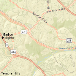 Silver Hill Street Map