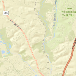 Greater Upper Marlboro Street Map