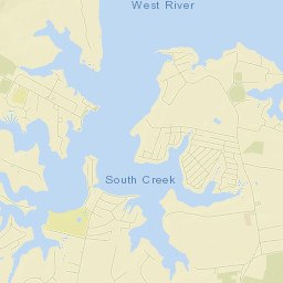 Shady Side Street Map