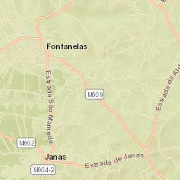 Fontanelas Street Map