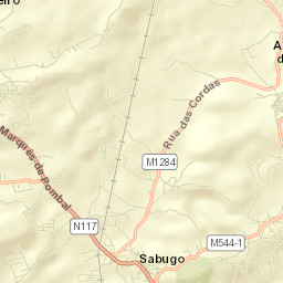 Almargem Street Map