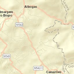 Almargem do Bispo Street Map