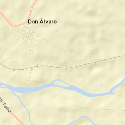 Don Álvaro Street Map