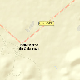 Ballesteros de Calatrava Street Map