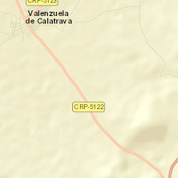 Valenzuela de Calatrava Street Map