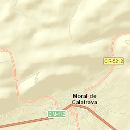 Moral de Calatrava Street Map
