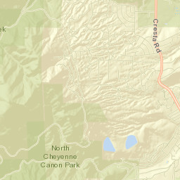 2502 Hercules Drive, Colorado Springs, CO Street Map