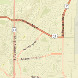 3801-3863 Wentworth Dr Colorado Springs CO Street Map