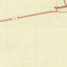 Cheyenne Wells Street Map