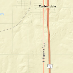 Carbondale Street Map