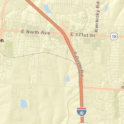 507-607 Fall Creek Drive, Belton, MO Street Map